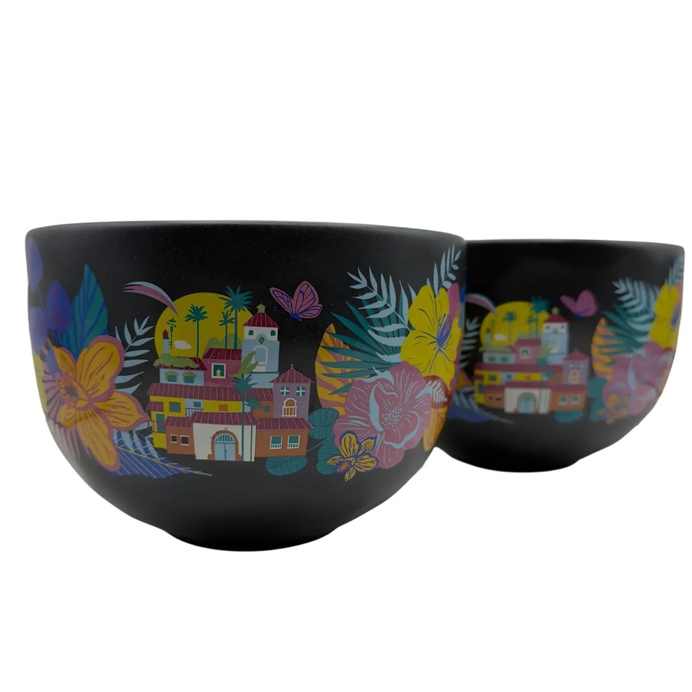 Disney Parks Encanto Madrigal Family Matte Glaze 68oz Serving Bowl NEW SET OF 2